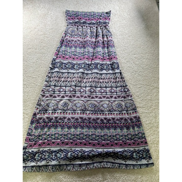 No‎ Boundaries Women's Maxi Skirt XS Multicolor Tribal Print - Picture 7 of 8